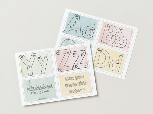 Free Download! Mini A-Z Tracing Cards - Image 3